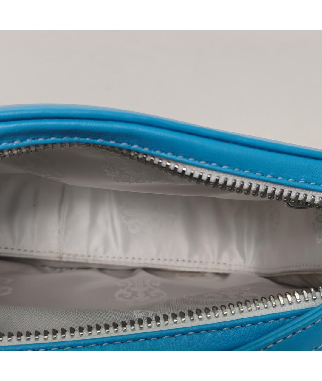 CHROME HEARTS Синяя кожаная сумка через плечо, фото 7