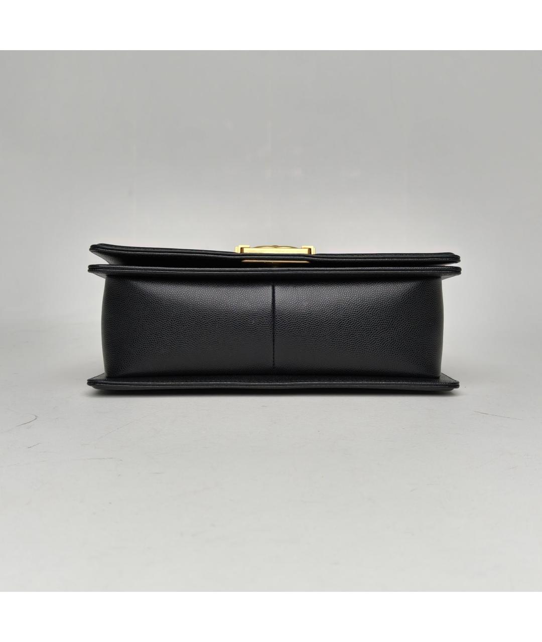CHANEL Черная кожаная сумка через плечо, фото 7