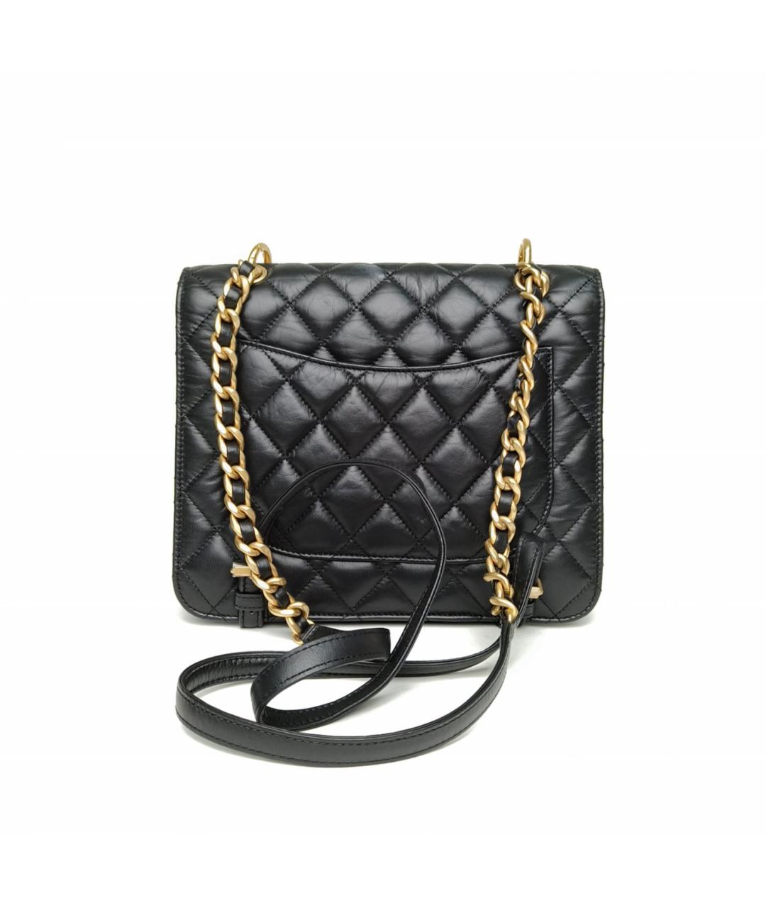 CHANEL Черный кожаный рюкзак, фото 4