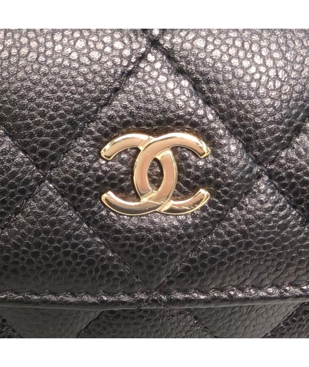 CHANEL Черный кожаный рюкзак, фото 7