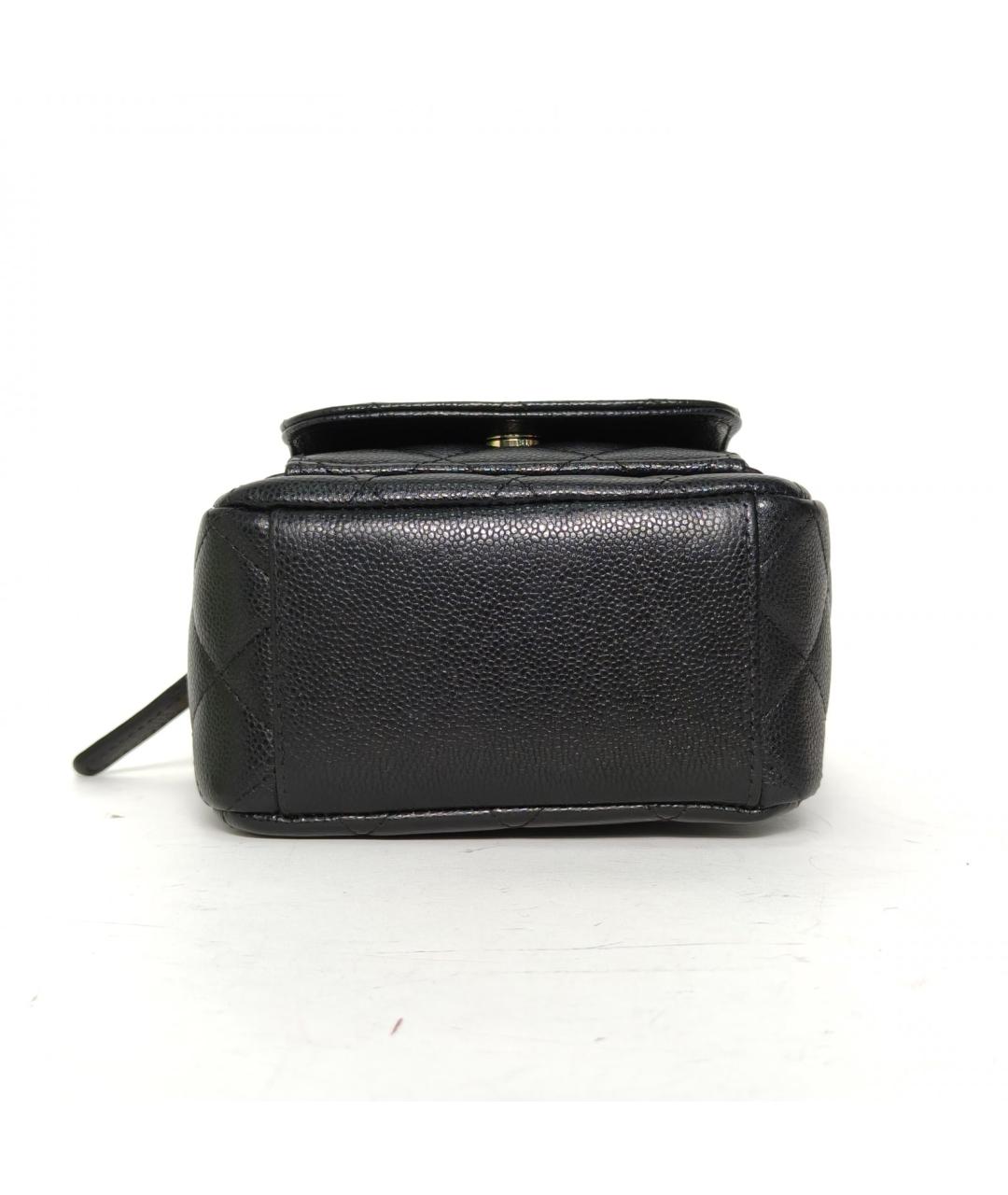 CHANEL Черный кожаный рюкзак, фото 6