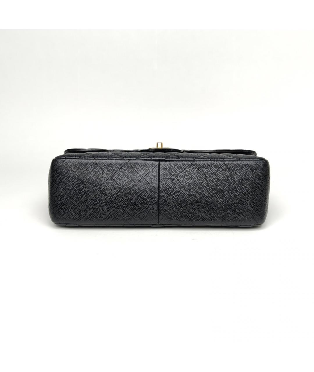 CHANEL Черная кожаная сумка через плечо, фото 6