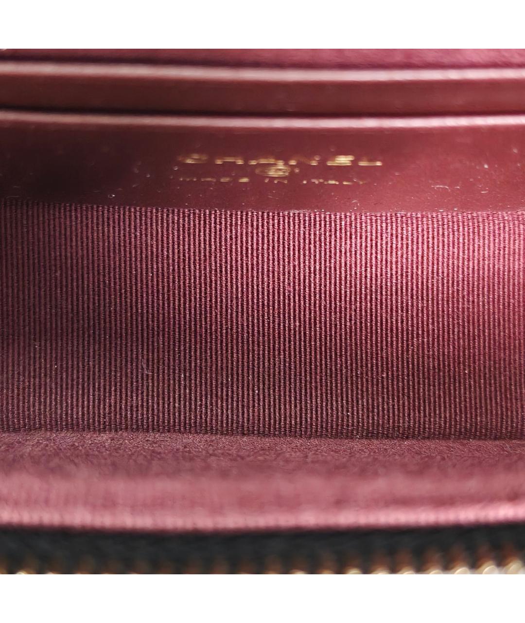 CHANEL Черная кожаная сумка через плечо, фото 8