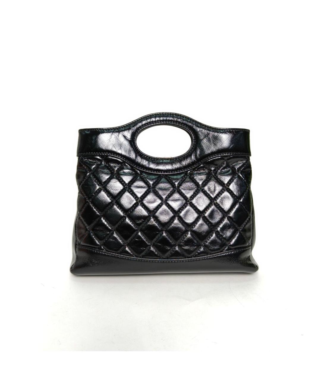 CHANEL Черная кожаная сумка через плечо, фото 4