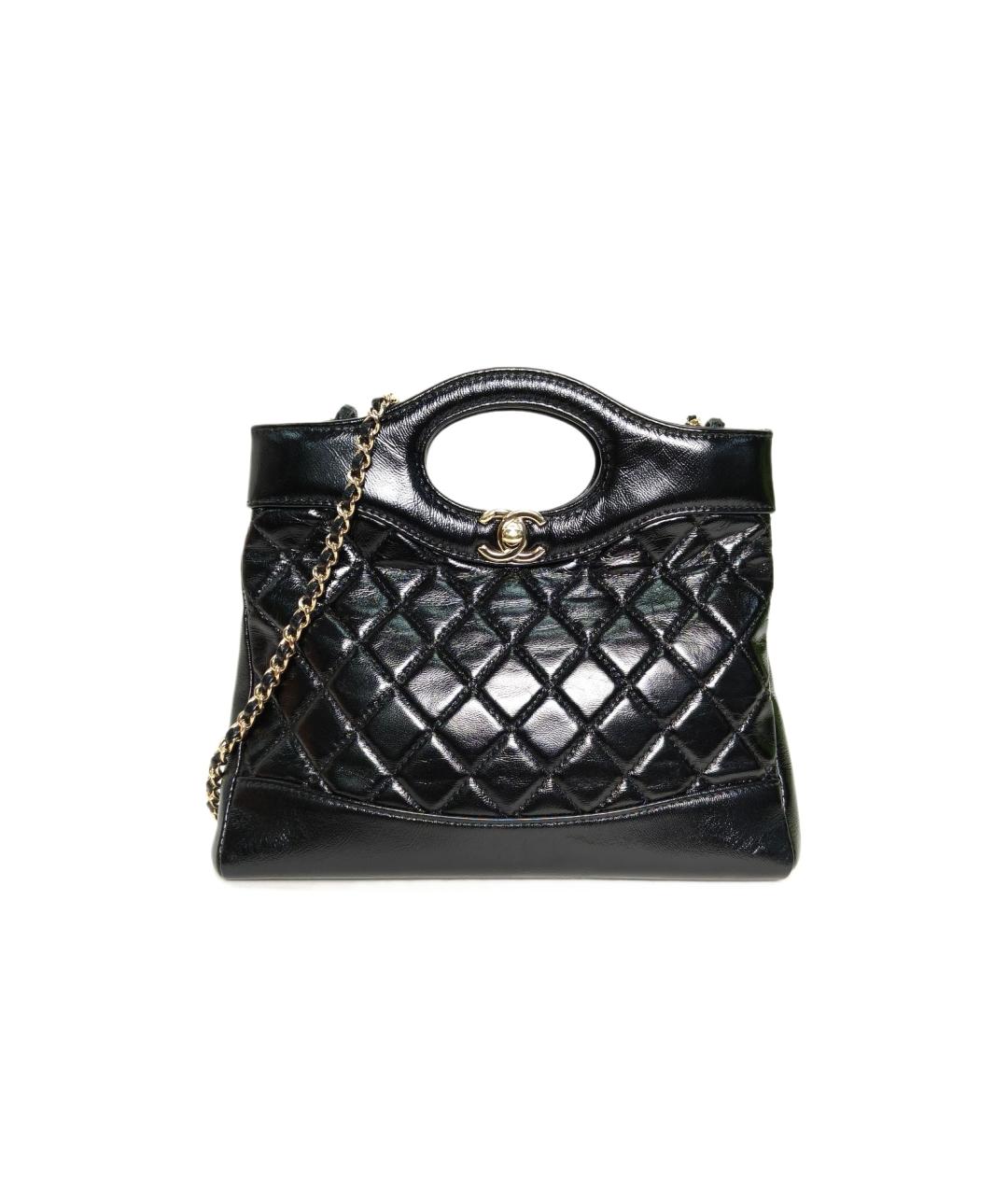 CHANEL Черная кожаная сумка через плечо, фото 1