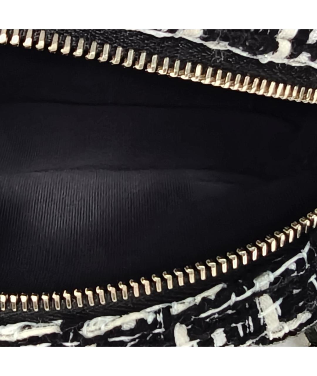 CHANEL Черный твидовый рюкзак, фото 8