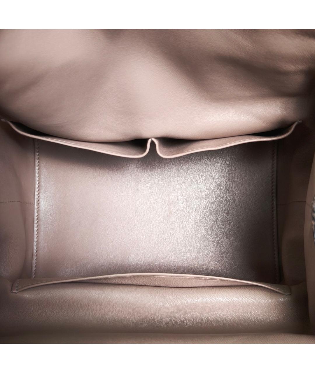 HERMES Бежевая кожаная сумка через плечо, фото 8