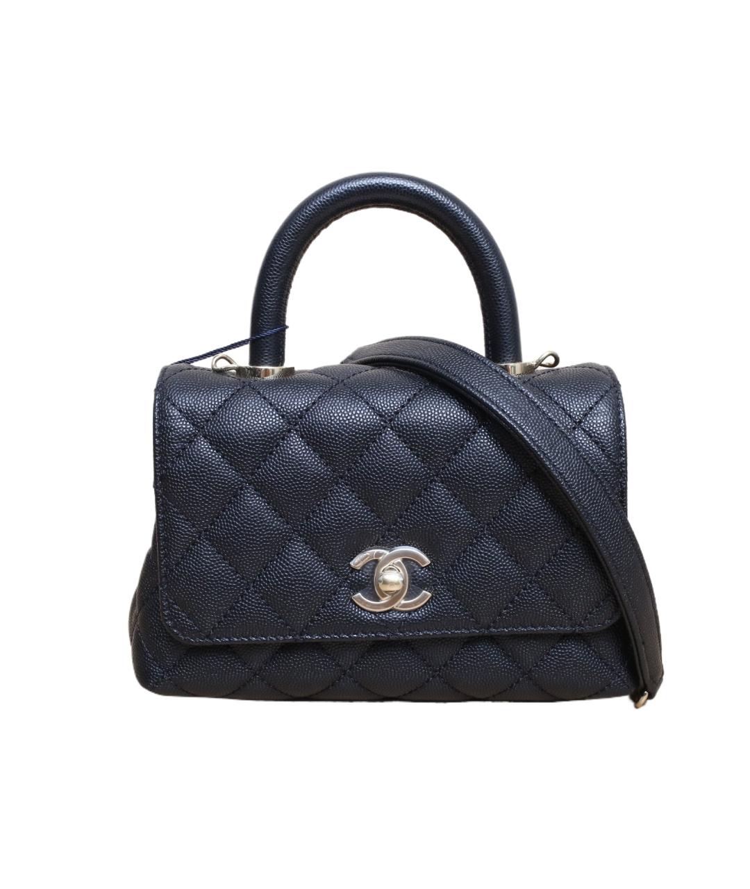 CHANEL Черная кожаная сумка через плечо, фото 1