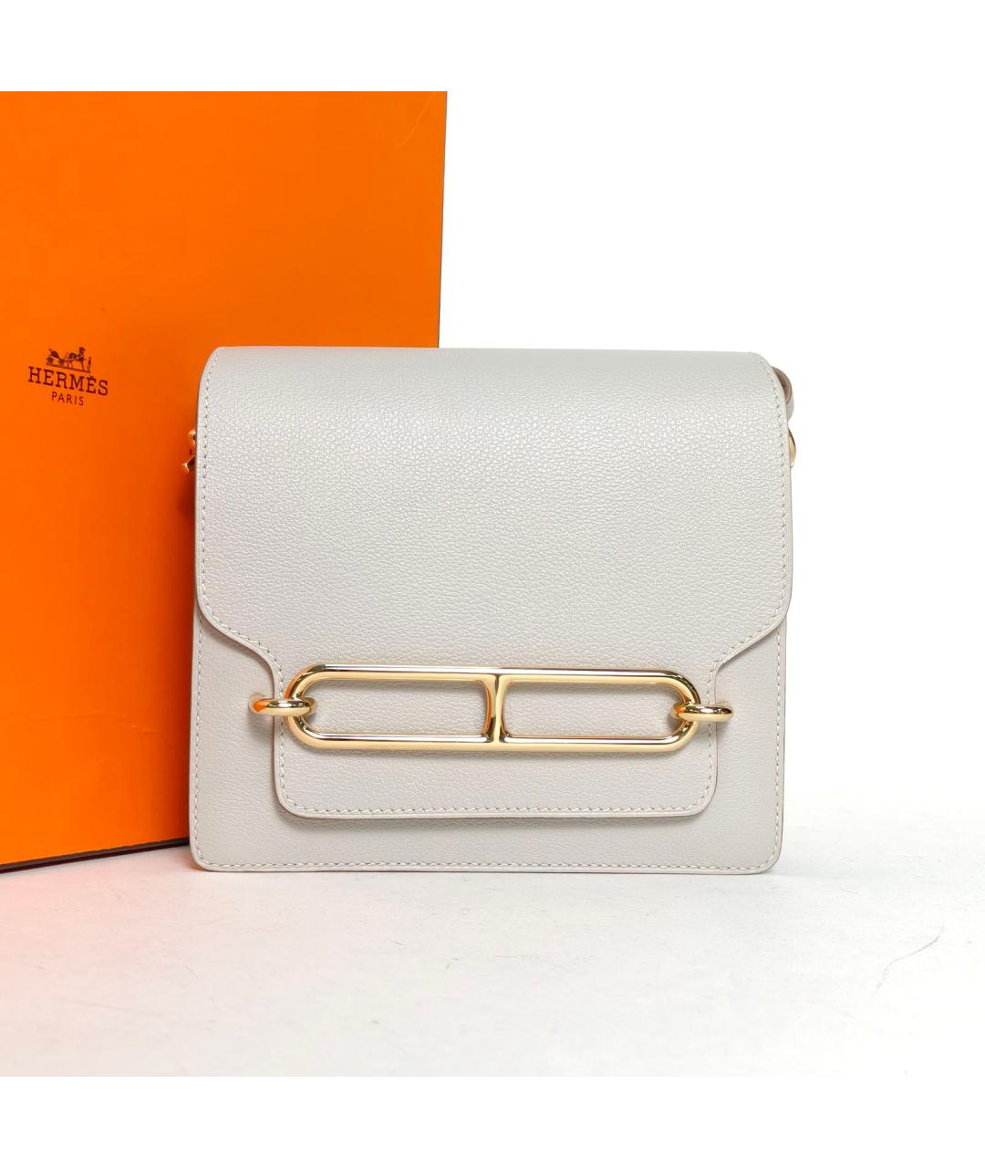 HERMES Кожаная сумка через плечо, фото 9