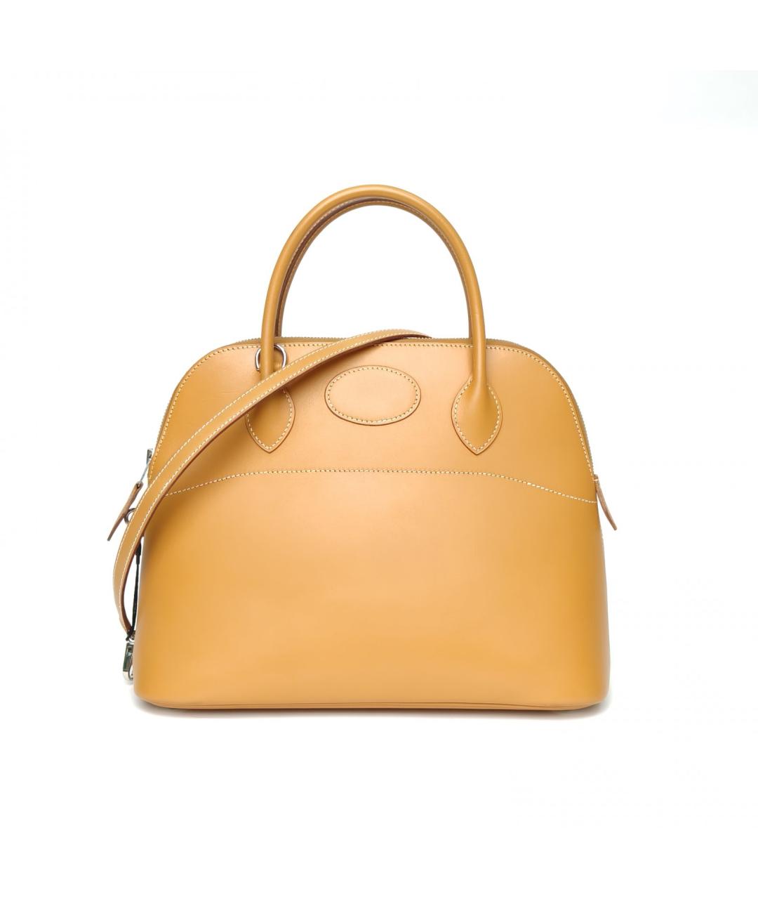 HERMES Коричневая кожаная сумка через плечо, фото 2