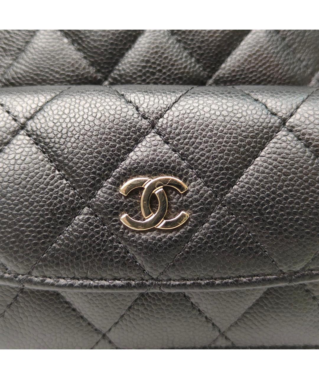 CHANEL Черный кожаный рюкзак, фото 7