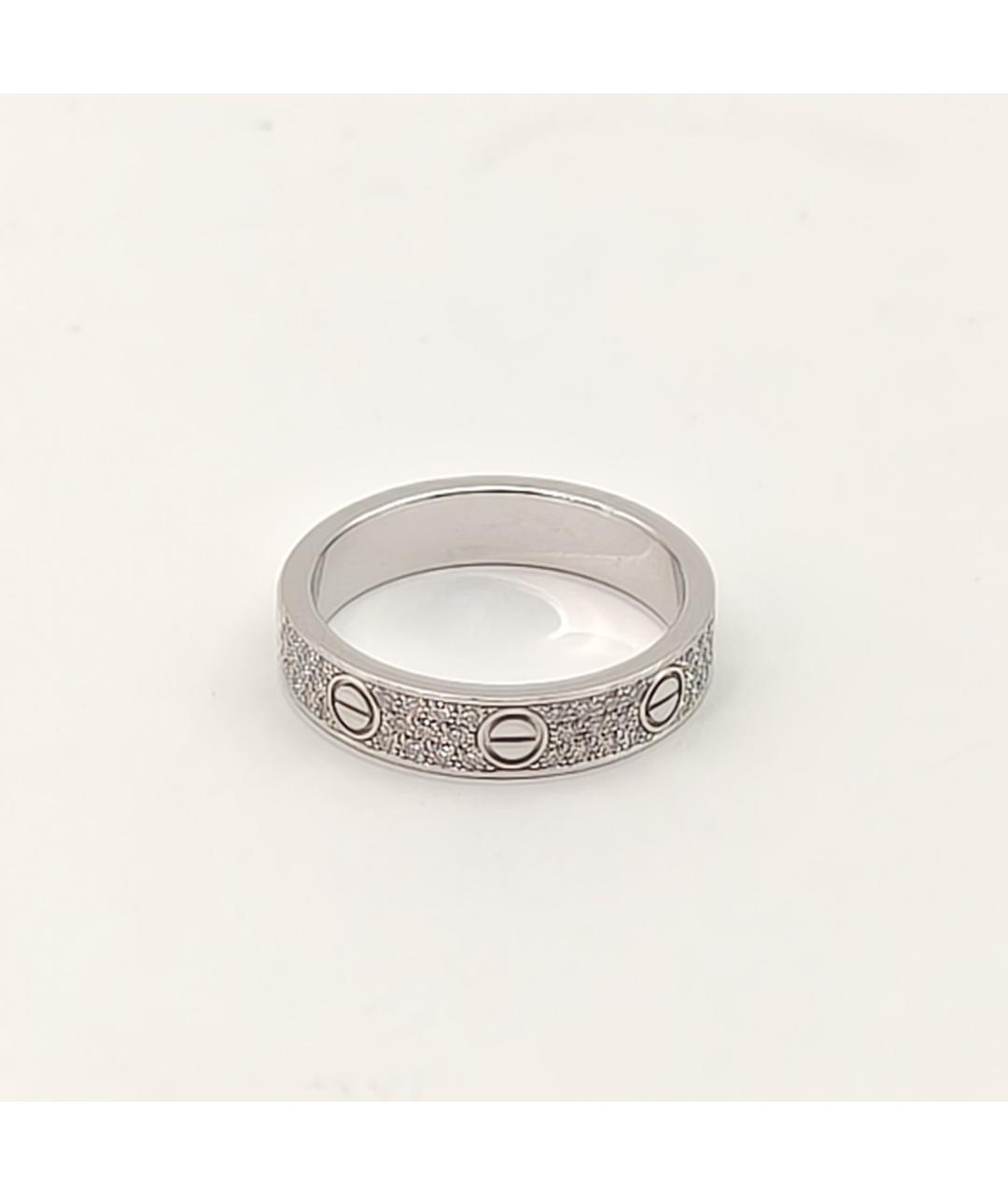 CARTIER Серебряное кольцо из белого золота, фото 4