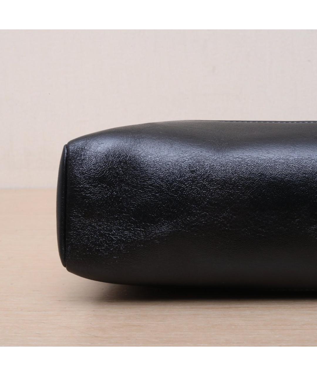 CHANEL Черная кожаная сумка через плечо, фото 9