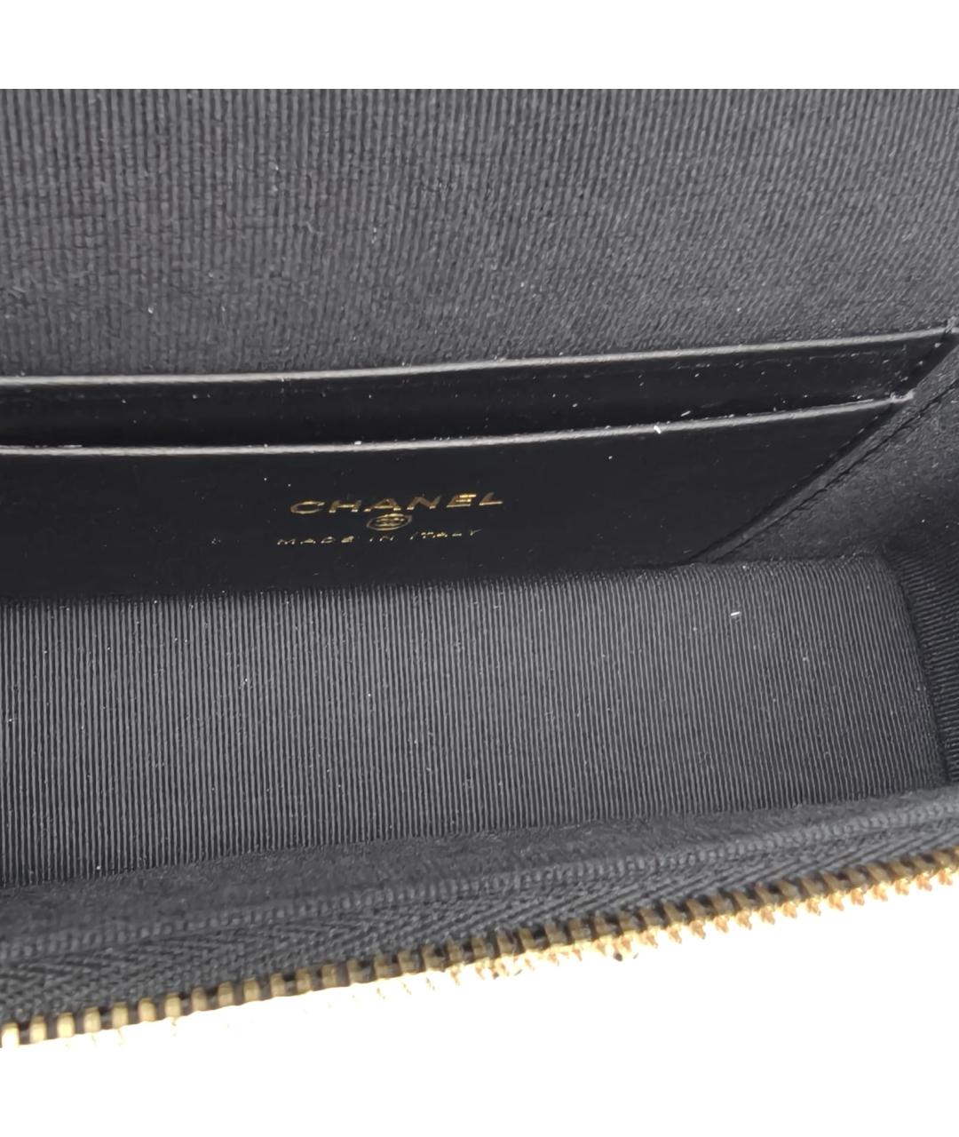 CHANEL Черная кожаная сумка через плечо, фото 8