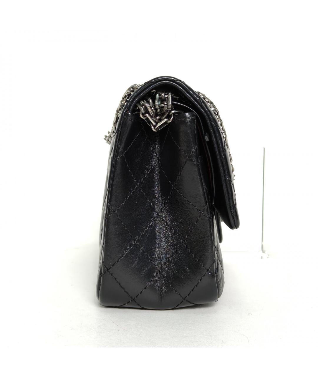 CHANEL Черная кожаная сумка через плечо, фото 3