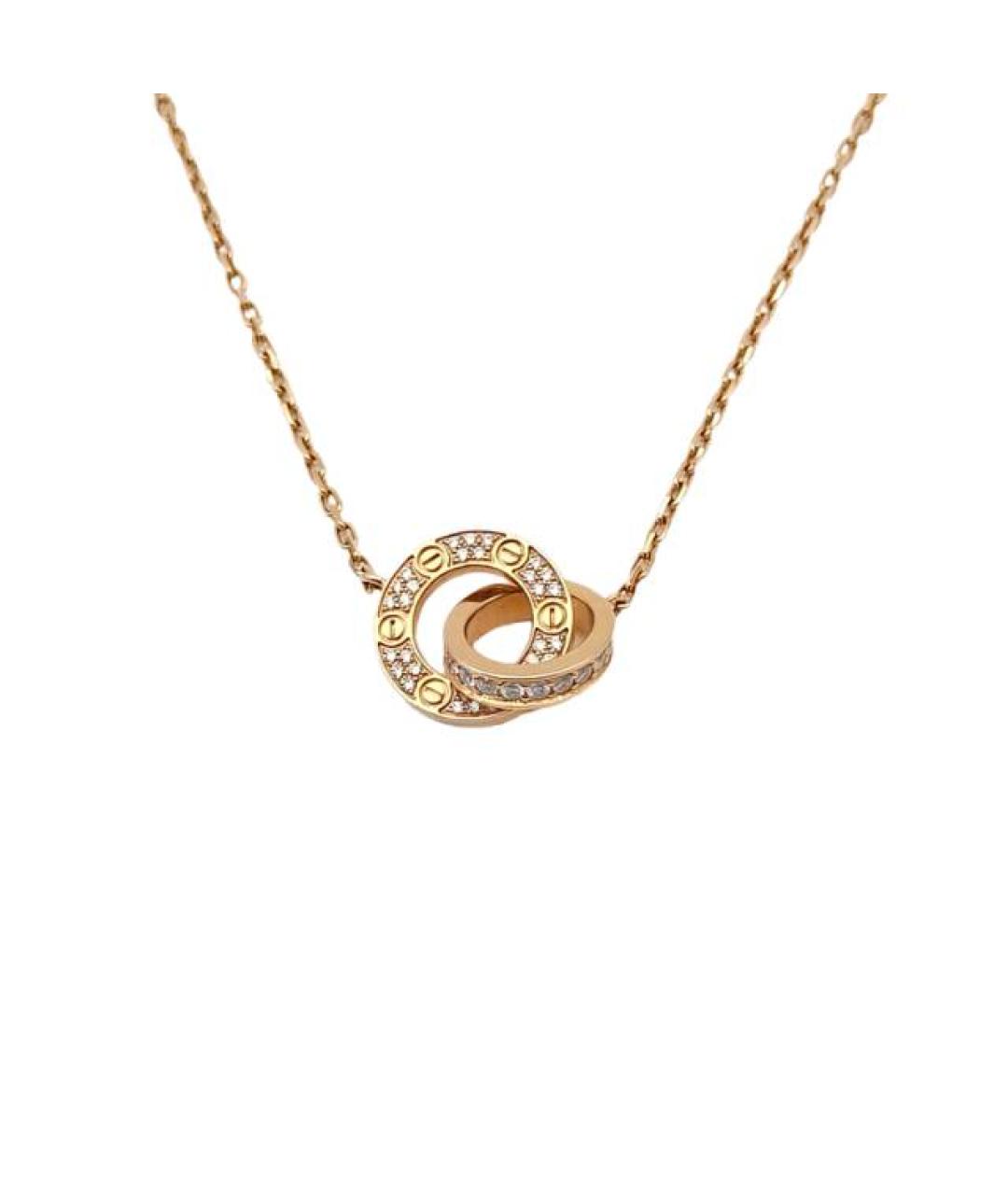 CARTIER Золотое колье из розового золота, фото 1