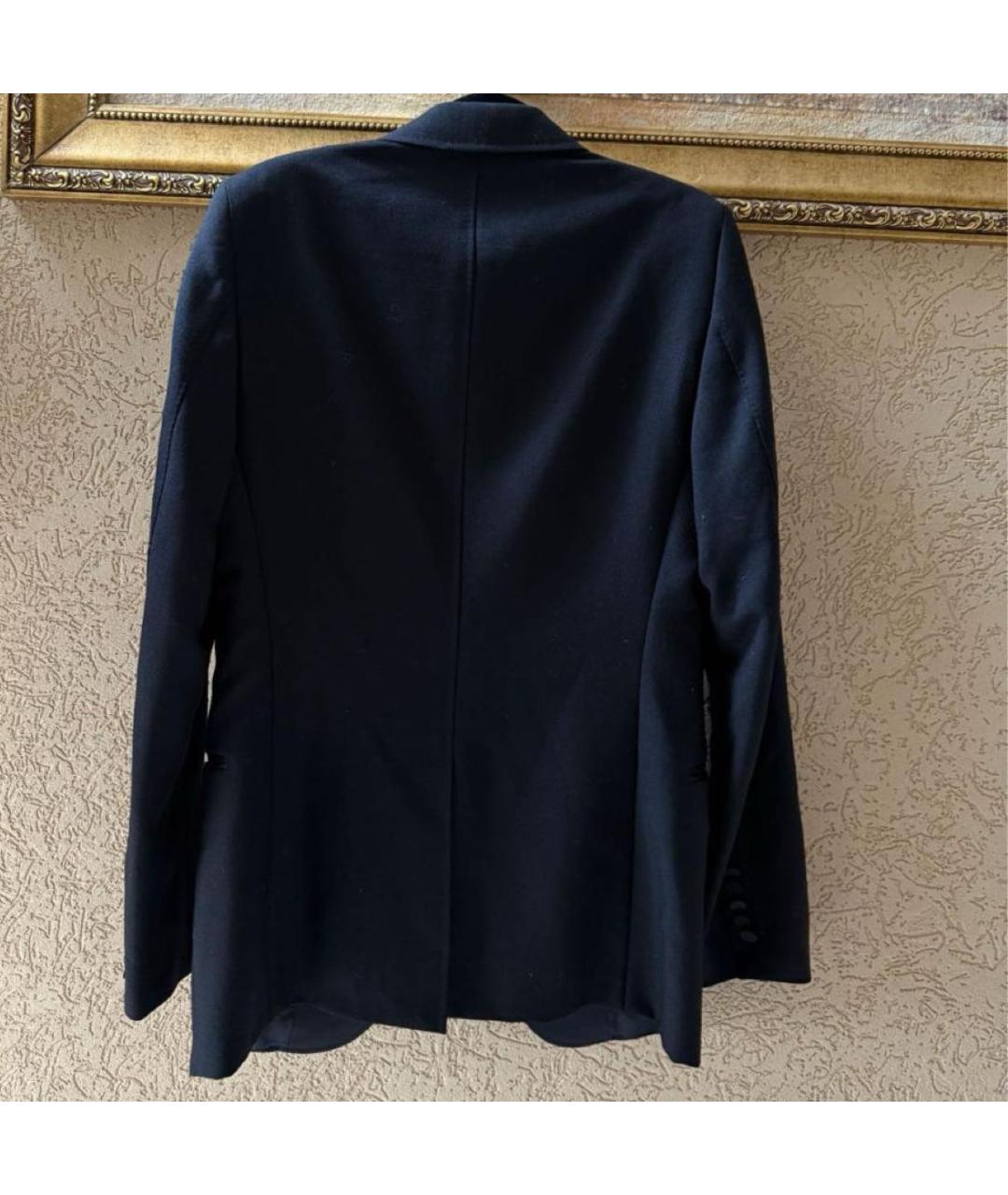 GUCCI Черный шерстяной жакет/пиджак, фото 2