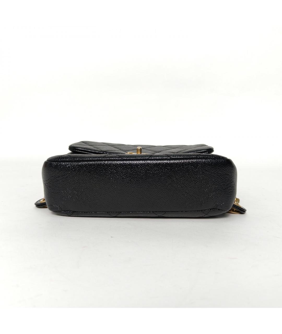 CHANEL Черный кожаный рюкзак, фото 6