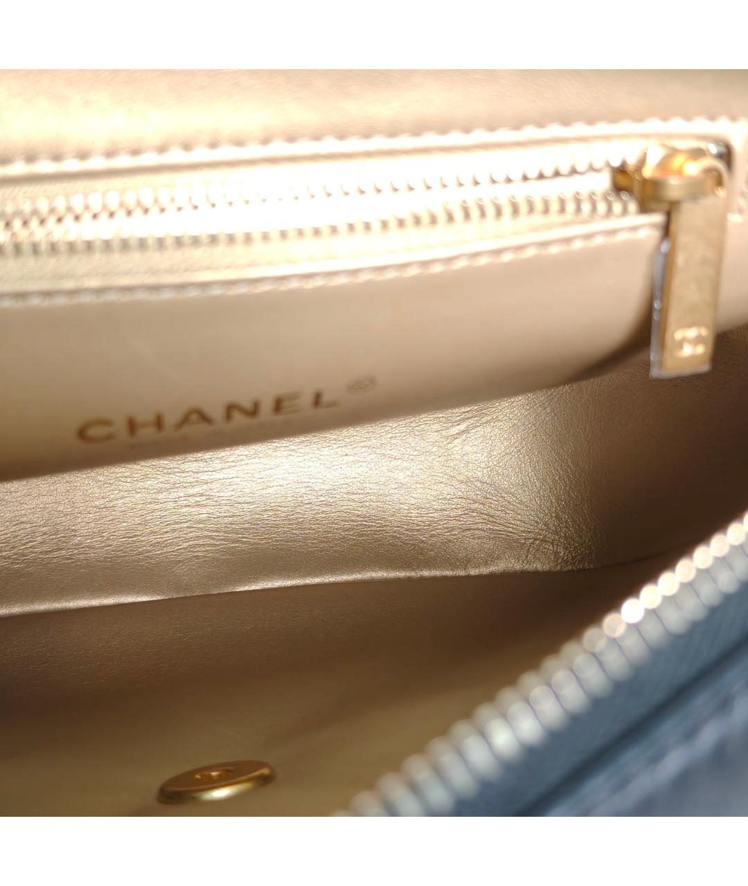 CHANEL Черный кожаный рюкзак, фото 6