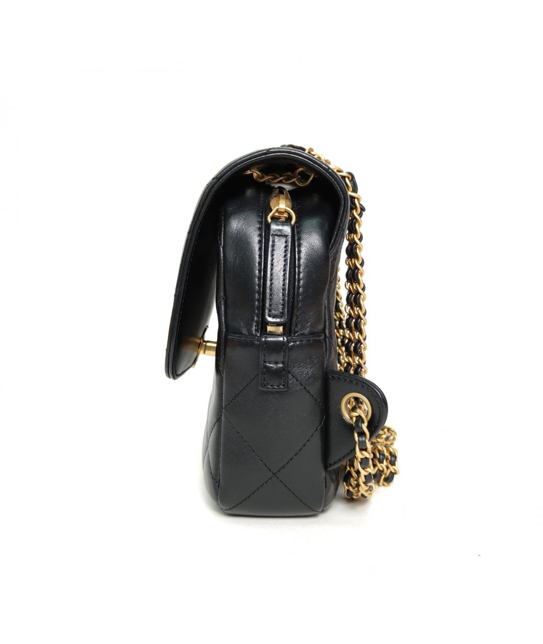CHANEL Черный кожаный рюкзак, фото 9