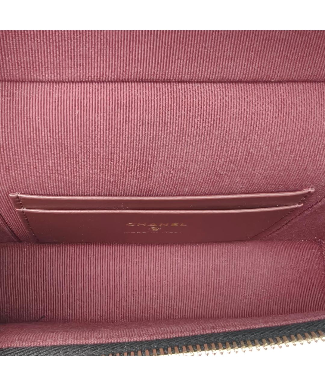 CHANEL Черная кожаная сумка через плечо, фото 8