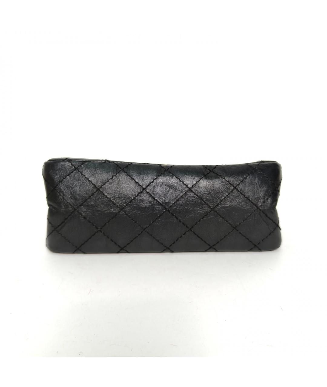 CHANEL Черная кожаная сумка через плечо, фото 6