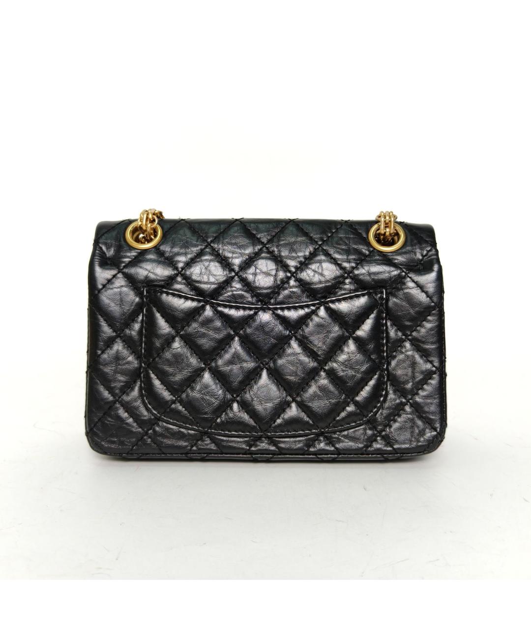 CHANEL Черная кожаная сумка через плечо, фото 4