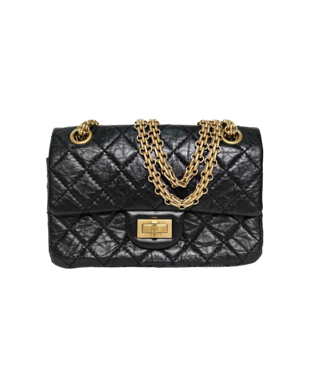 CHANEL Черная кожаная сумка через плечо, фото 1