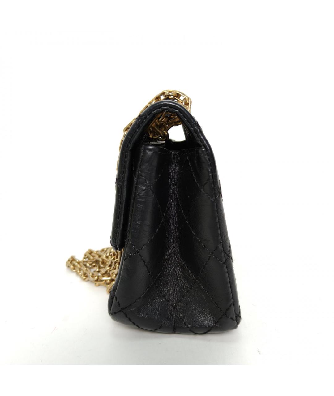 CHANEL Черная кожаная сумка через плечо, фото 3
