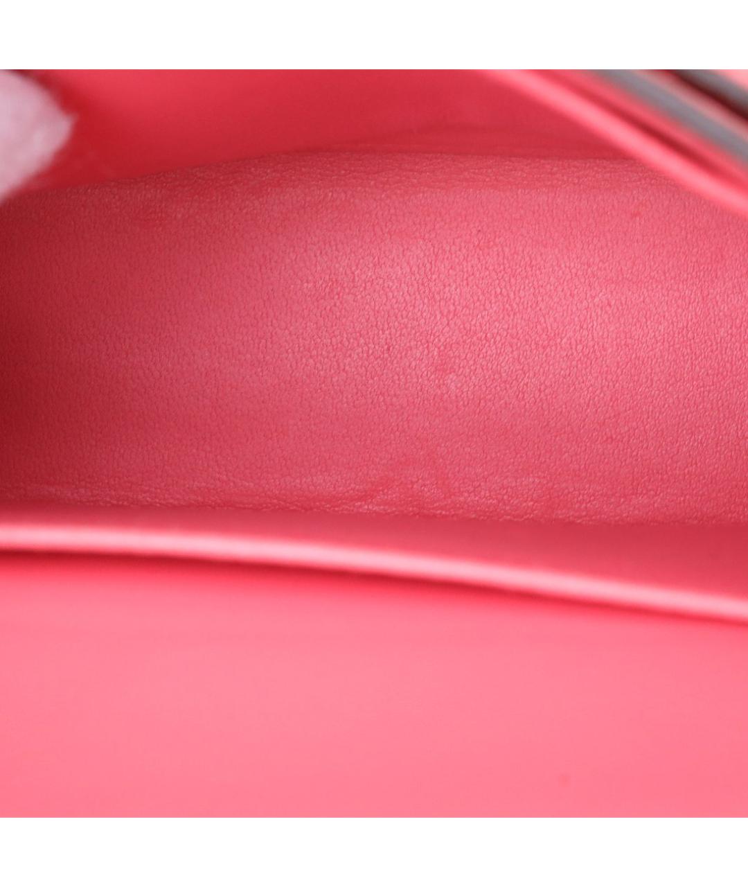HERMES Розовая кожаная сумка через плечо, фото 9