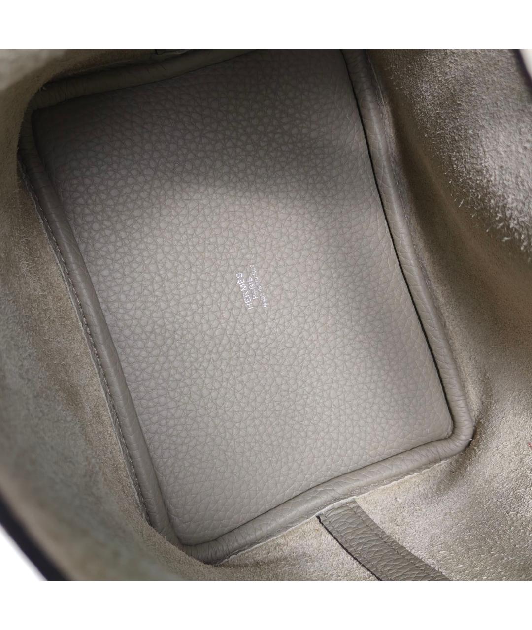 HERMES Зеленая кожаная сумка через плечо, фото 8