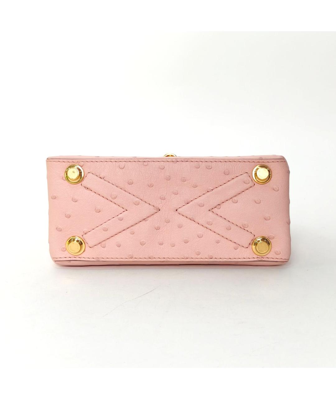 LOUIS VUITTON Розовая кожаная сумка через плечо, фото 6
