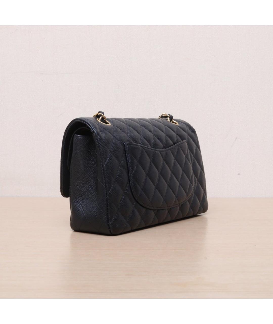CHANEL Черная кожаная сумка через плечо, фото 6