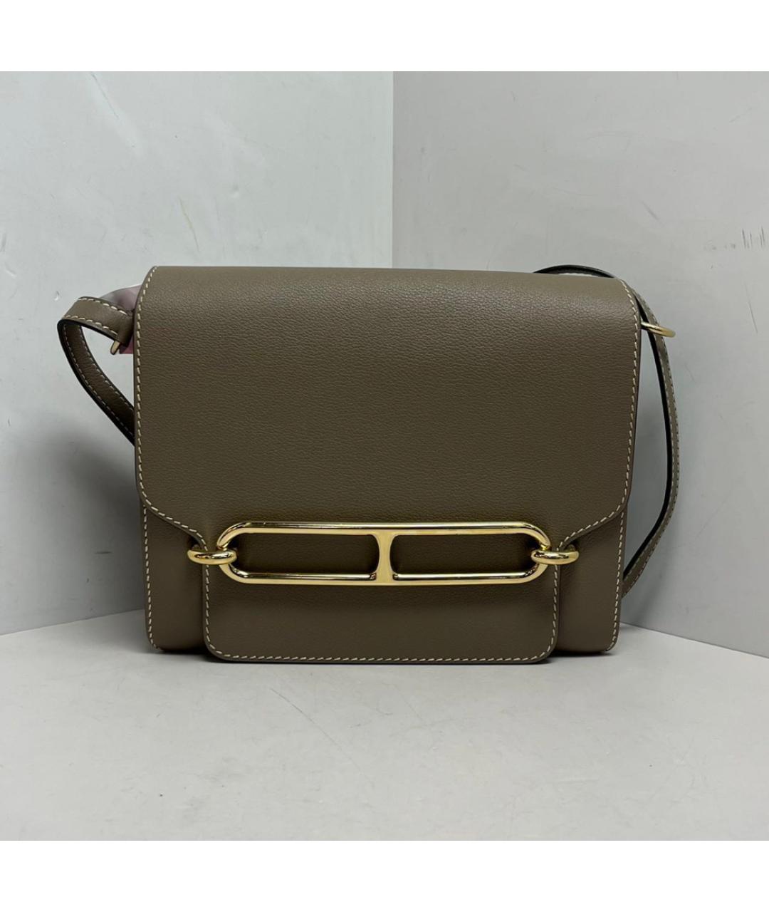 HERMES Кожаная сумка через плечо, фото 3