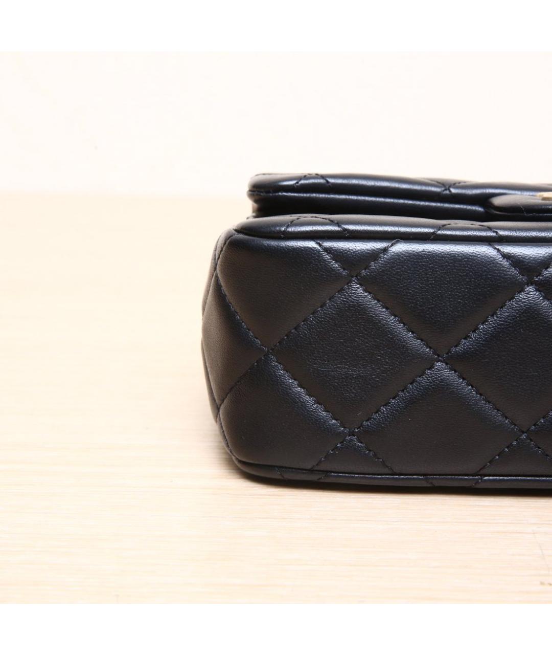 CHANEL Черная кожаная сумка через плечо, фото 9