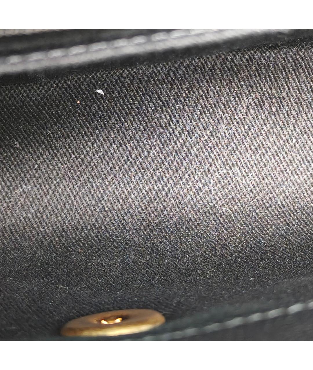 CHANEL Черная кожаная сумка через плечо, фото 8