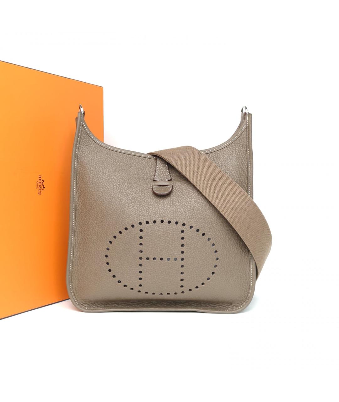 HERMES Кожаная сумка через плечо, фото 8