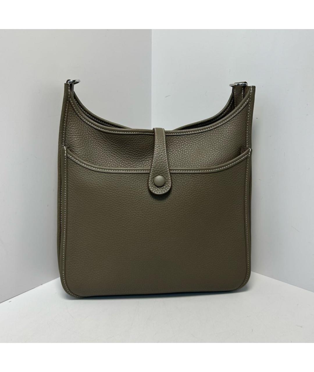 HERMES Кожаная сумка через плечо, фото 9