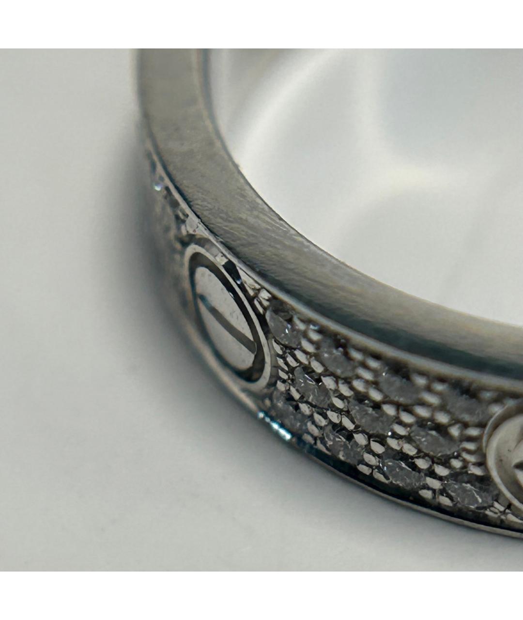 CARTIER Серебряное кольцо из белого золота, фото 9