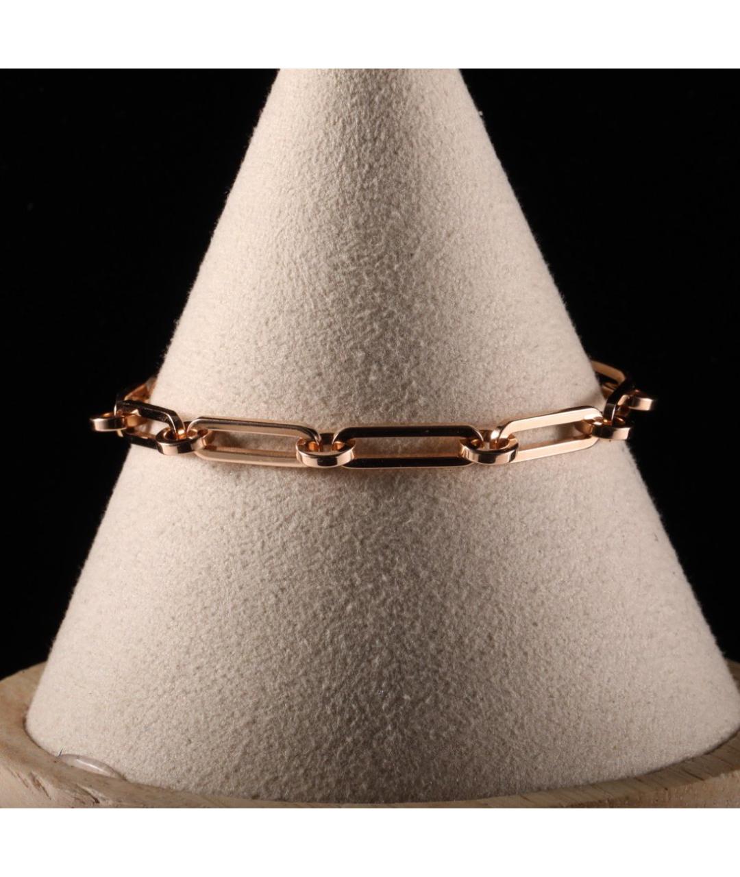 HERMES Золотой браслет из розового золота, фото 4