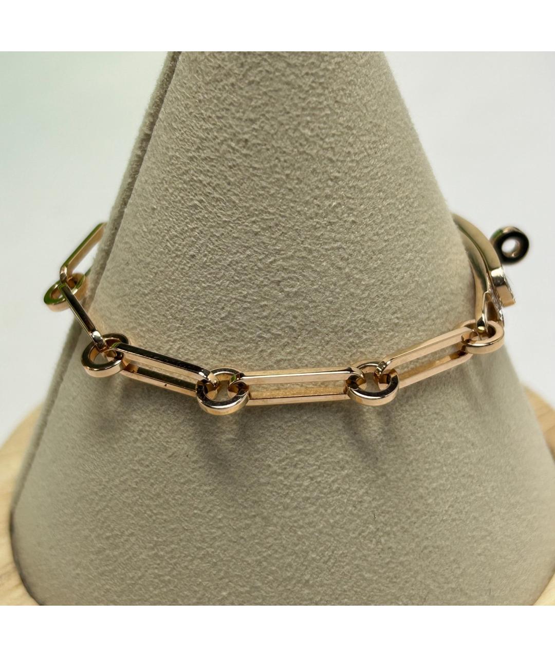 HERMES Золотой браслет из розового золота, фото 9