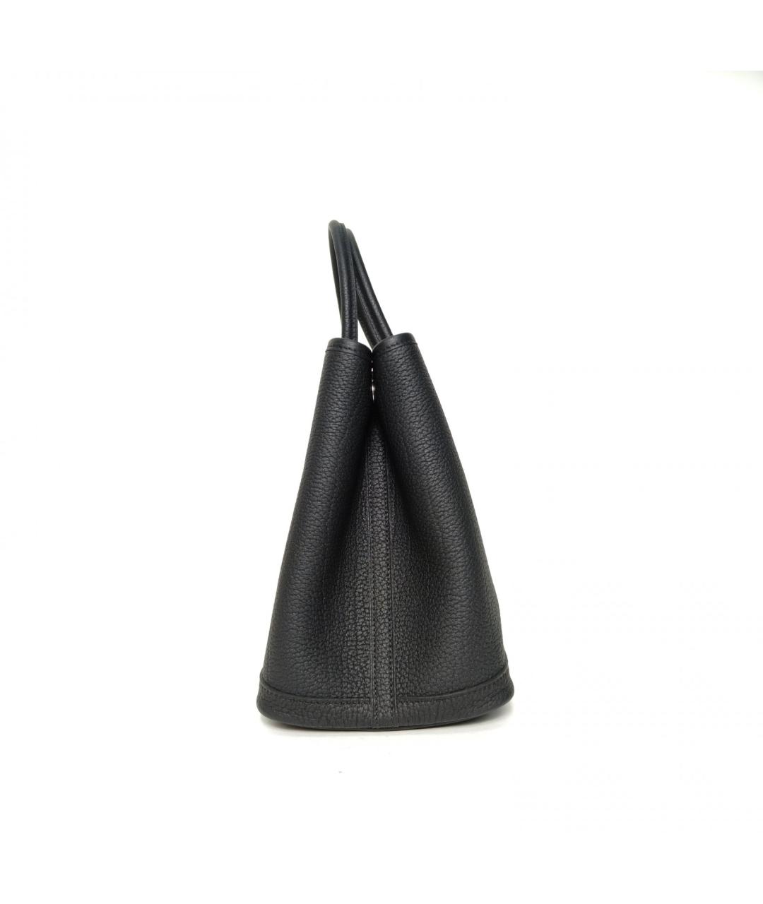 HERMES Черная кожаная сумка через плечо, фото 5