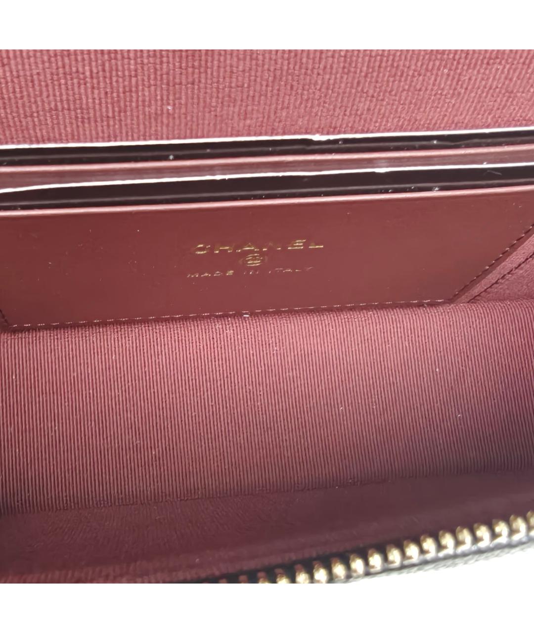 CHANEL Черная кожаная сумка через плечо, фото 8