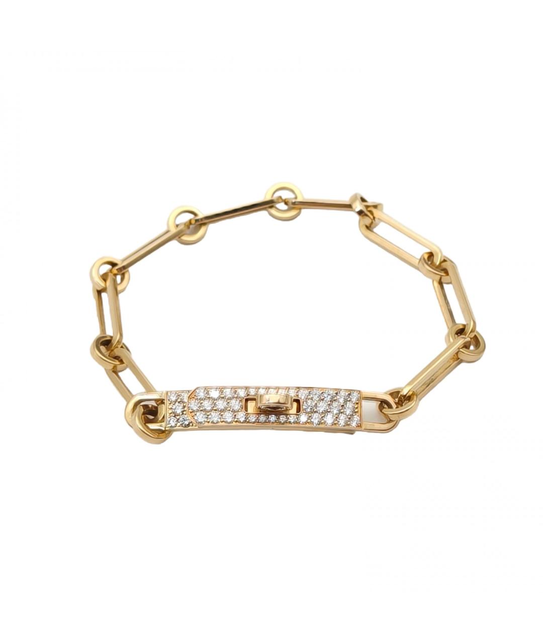 HERMES Золотой браслет из желтого золота, фото 2