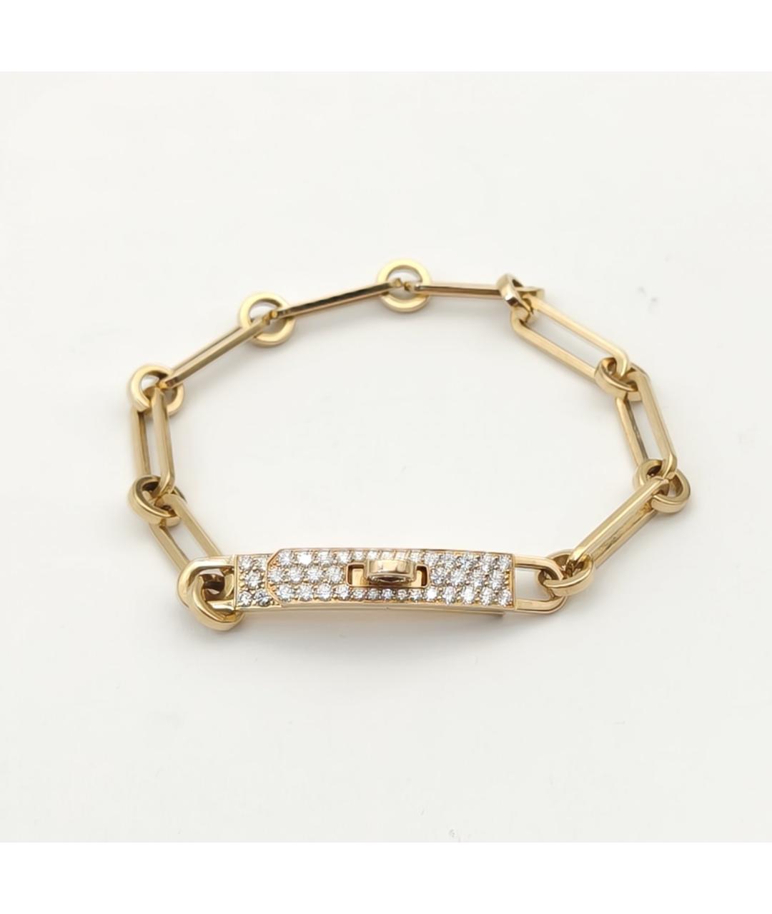 HERMES Золотой браслет из желтого золота, фото 3