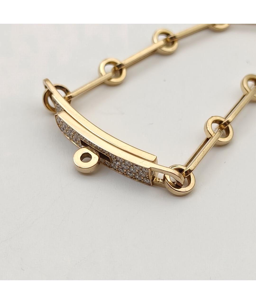 HERMES Золотой браслет из желтого золота, фото 4