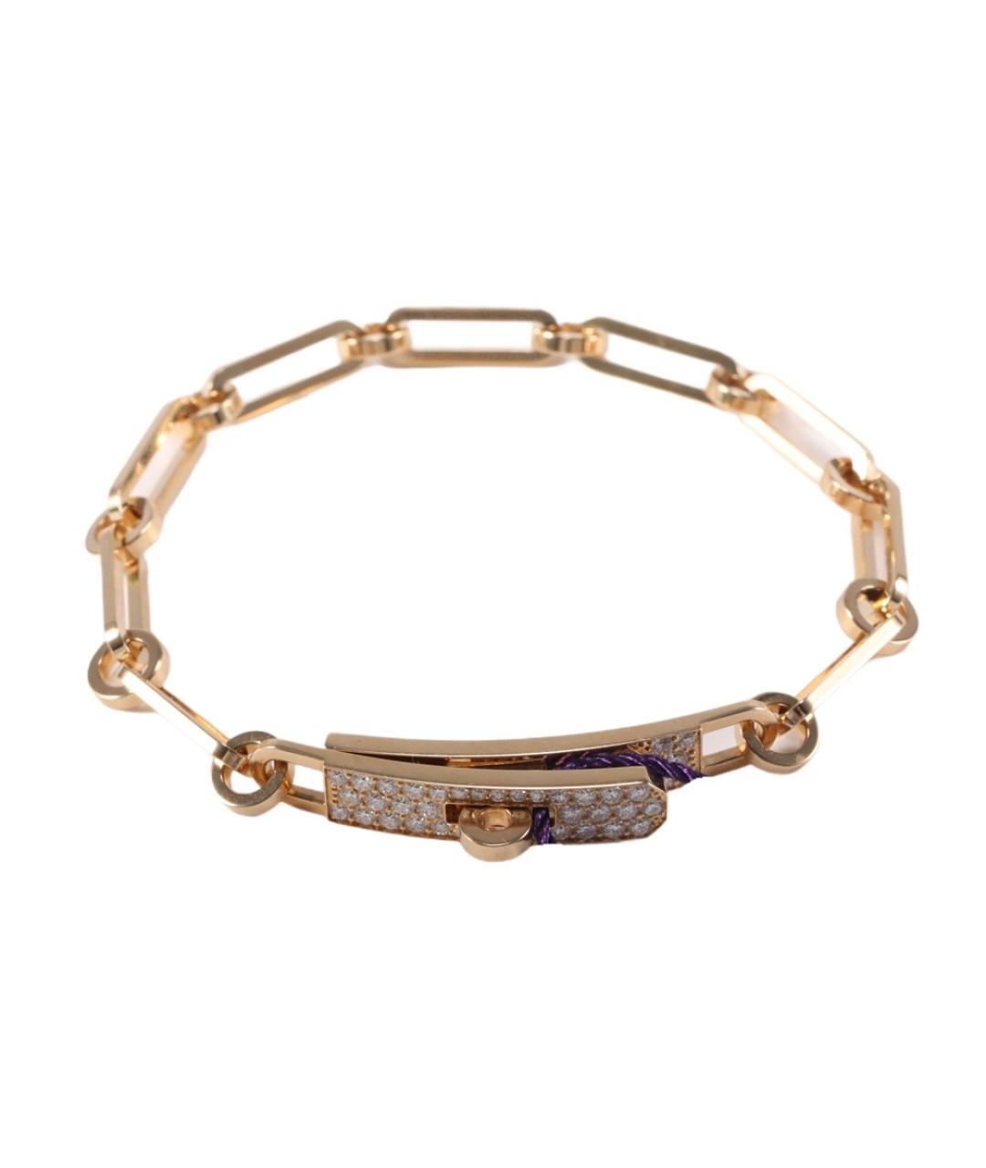 HERMES Золотой браслет из желтого золота, фото 1