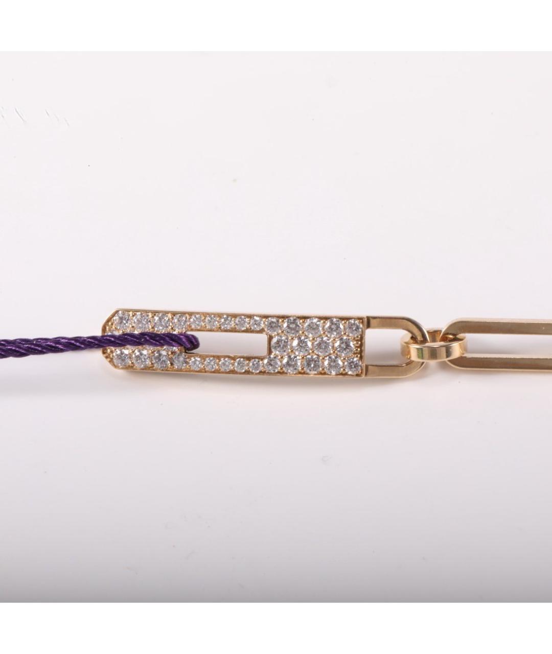 HERMES Золотой браслет из желтого золота, фото 2