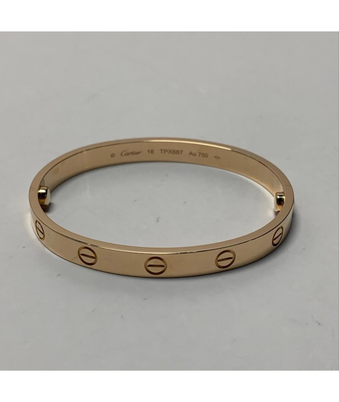 CARTIER Золотой браслет из розового золота, фото 4