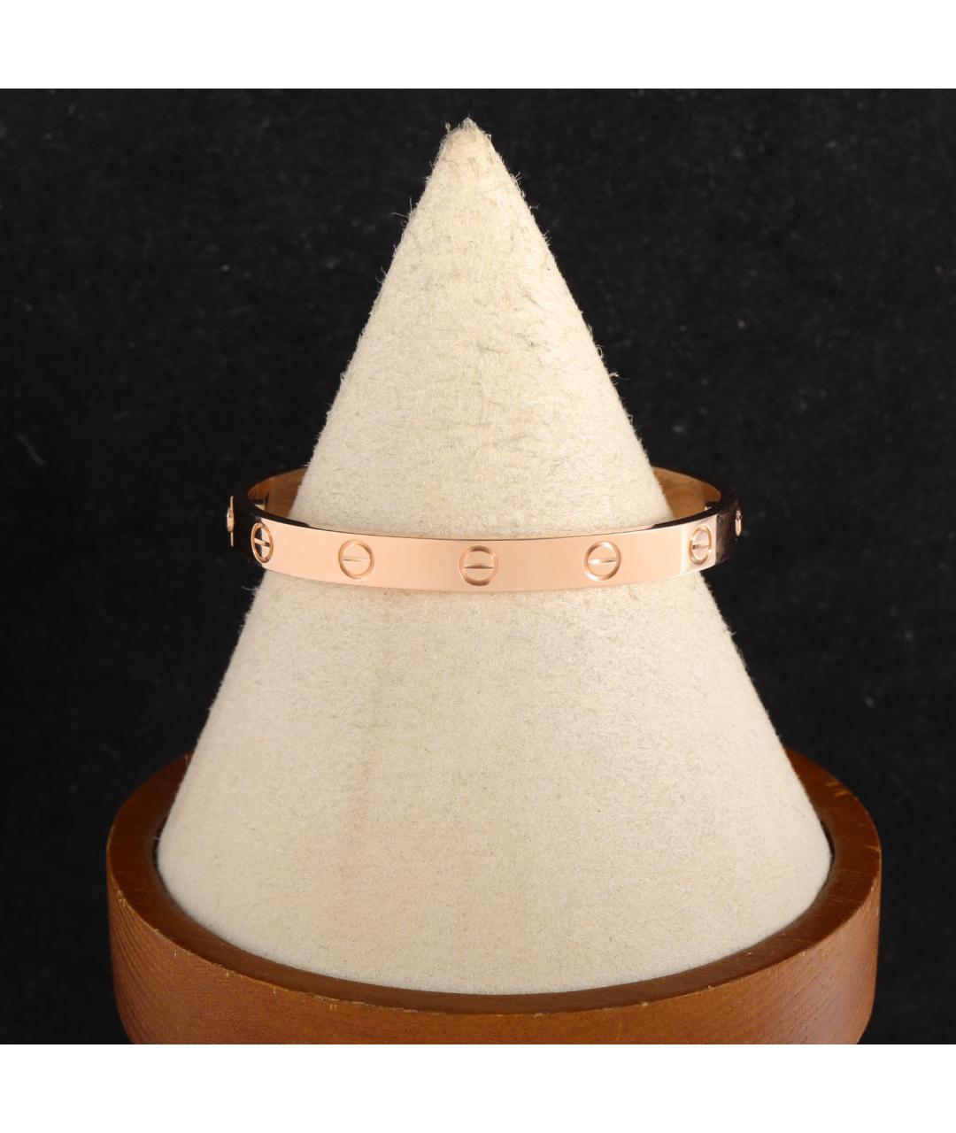 CARTIER Золотой браслет из розового золота, фото 3